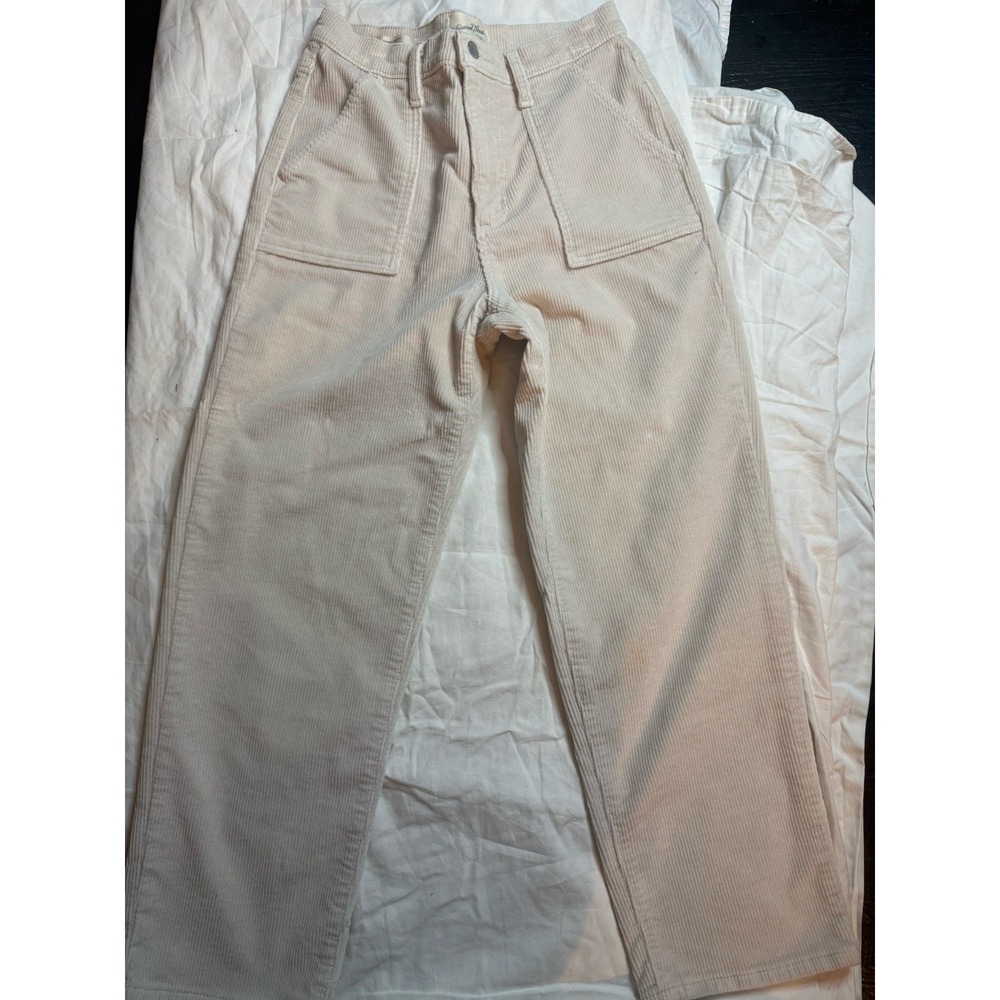 universal thread vintage straight corduroy ivory women's pants retro chic y2k